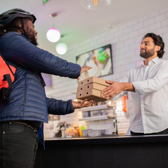 food delivery driver for restaurants